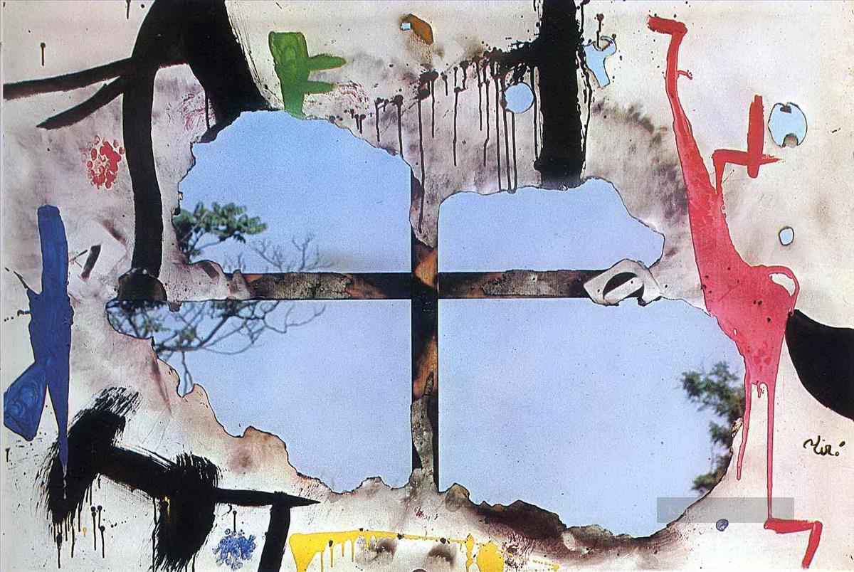 Verbrannte Leinwand I Joan Miró Ölgemälde